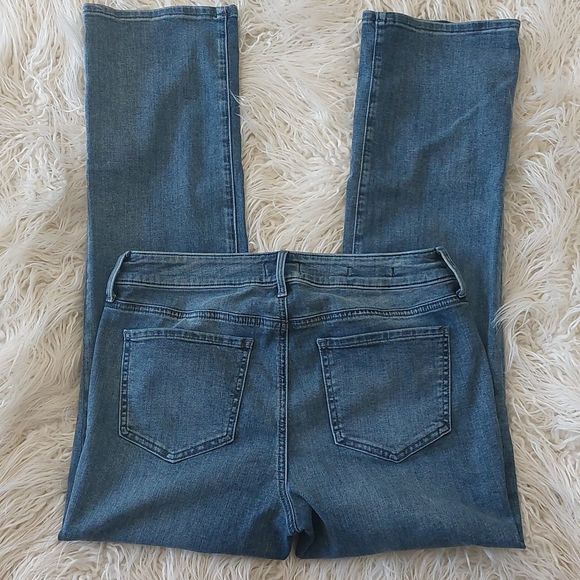 NYDJ Denim - NYDJ Jeans Marilyn Straight Leg Distressed Size 8